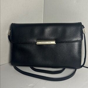 Mini Mandarina Duck Classic Black Crossbody Bag | Sleek Minimalist Design |